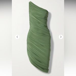 NORMA KAMALI
Diana one-shoulder ruched stretch-jersey mini dress